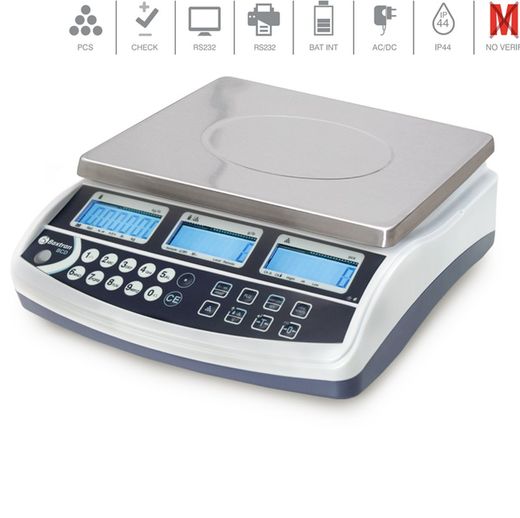Balanza cuenta piezas Serie BCD con pantalla LCD y conexión RS232